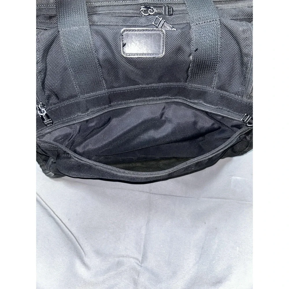 Vintage Tumi Black Nylon Soft Case Business Briefcase Laptop Bag Made USA Mens